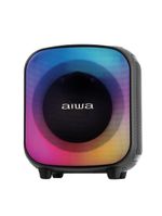 Caixa de som partybox aiwa pb-07 com bluetooth, iluminação rgb, entrada usb, entrada para cabo auxiliar e entrada para micro sd - 100w rms - bivolt