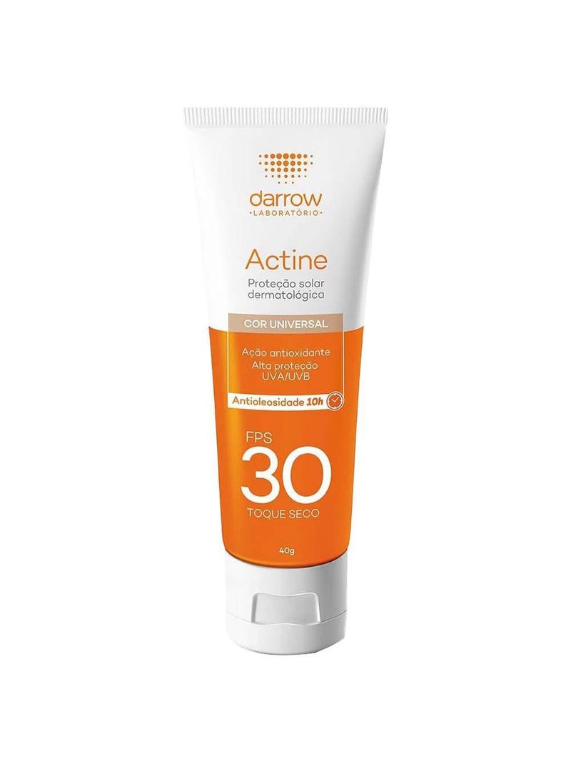 Actine protetor solar fps 30 com cor darrow