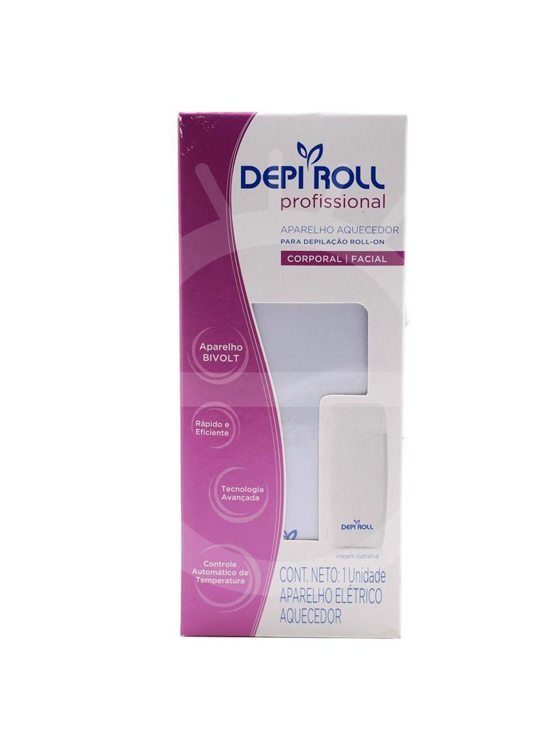 Aparelho aquecedor para depilação depiroll – bivolt