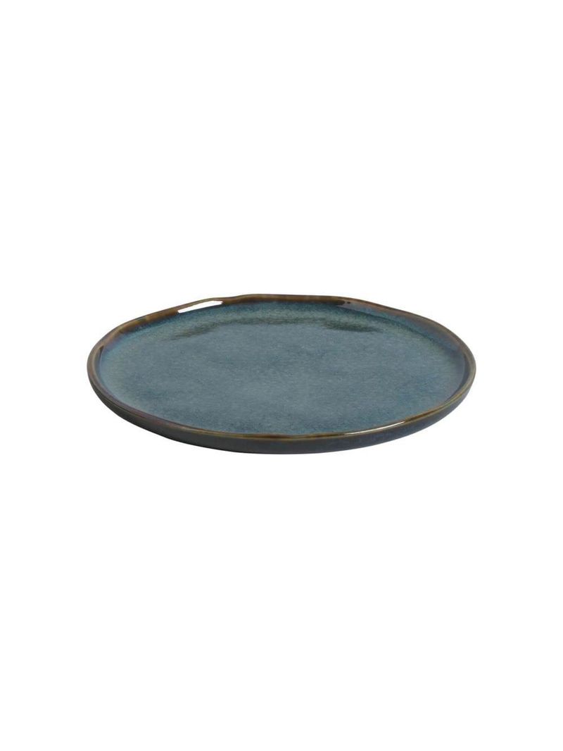 Conjunto de prato de pão porto brasil bio oceano 6 peças – azul
