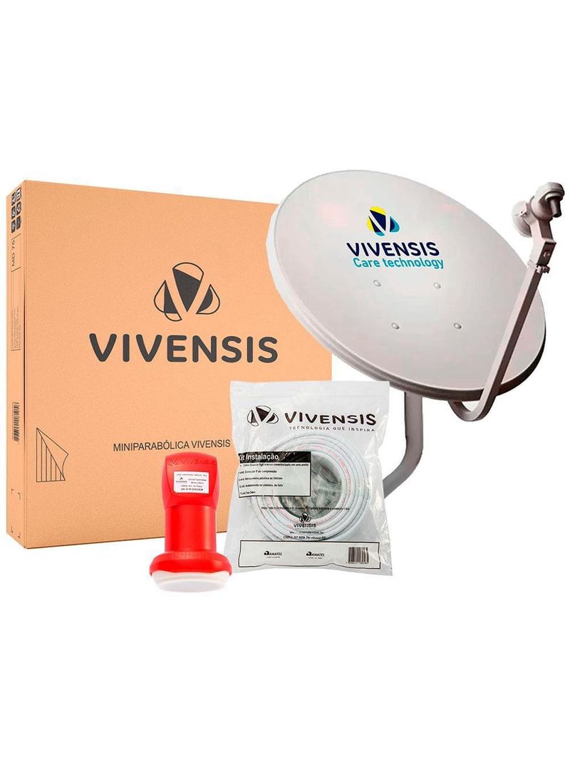Mini antena parabólica vivensis 60 cm 5g