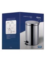 Lixeira m mor agata 8223 em aço 12 lt