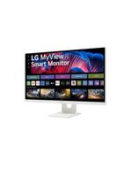 Monitor 27” 4k uhd lg myview smart 27sr73u-w webos 23 airplay bluetooth branco