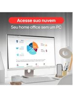 Monitor 27” 4k uhd lg myview smart 27sr73u-w webos 23 airplay bluetooth branco