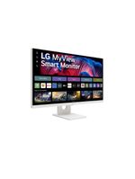 Monitor 27” 4k uhd lg myview smart 27sr73u-w webos 23 airplay bluetooth branco