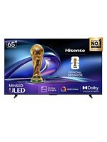 Smart tv 65” 4k uhd hisense uled miniled 65u6qv vidaa u9 hdr10 dolby atmos preta