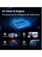 Smart tv 65” 4k uhd hisense uled miniled 65u6qv vidaa u9 hdr10 dolby atmos preta