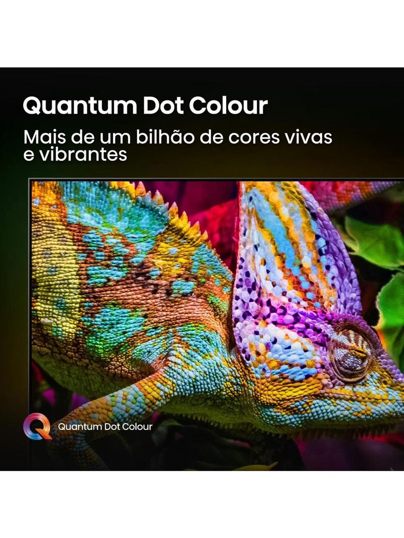 Smart tv 65” 4k uhd hisense uled miniled 65u6qv vidaa u9 hdr10 dolby atmos preta