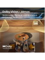 Smart tv 65” 4k uhd hisense uled miniled 65u6qv vidaa u9 hdr10 dolby atmos preta