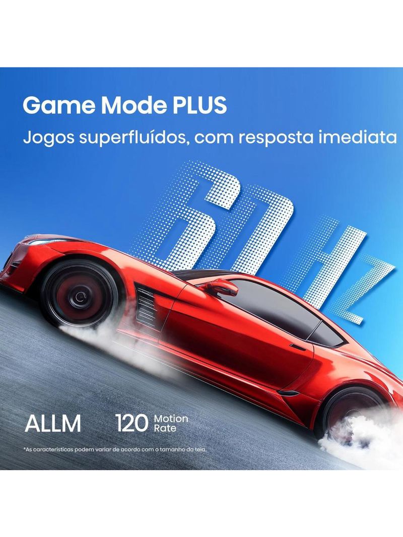 Smart tv 65” 4k uhd hisense uled miniled 65u6qv vidaa u9 hdr10 dolby atmos preta