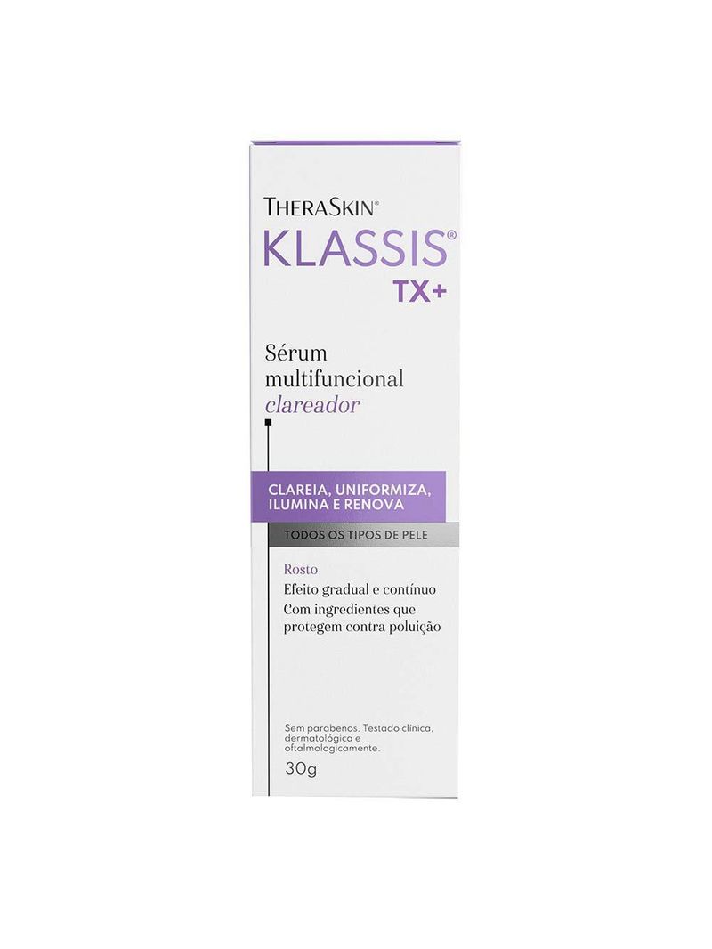 Clareador facial theraskin - klassis tx+