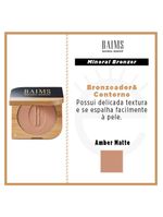 Contorno facial baims mineral bronzer e contour