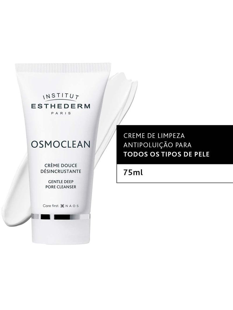 Creme de limpeza facial esthederm - osmoclean creme douce desincrustante
