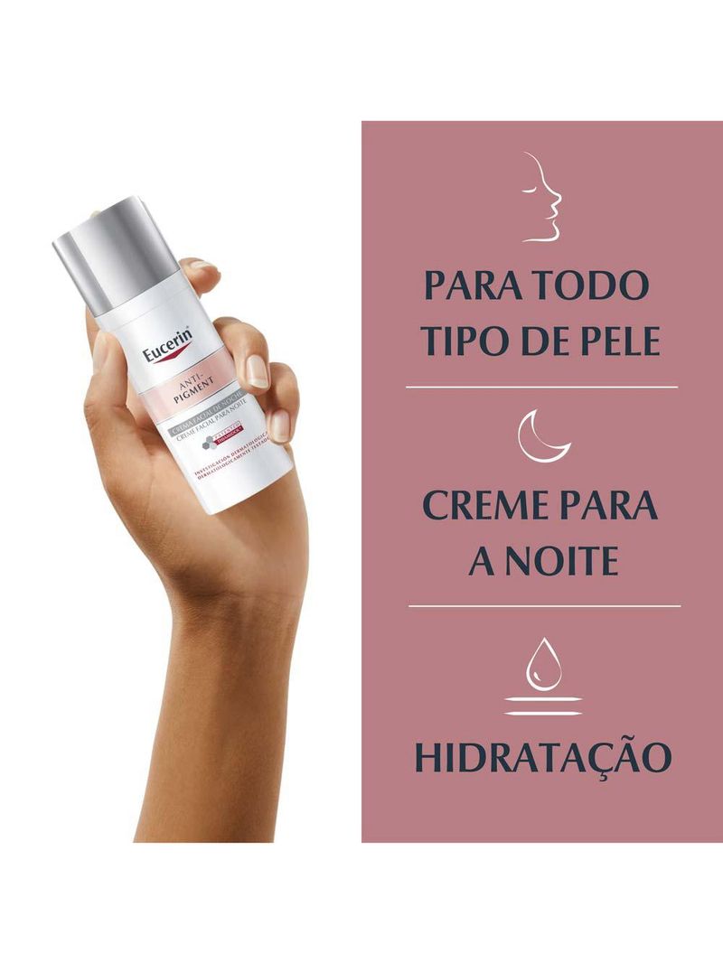 Creme facial eucerin anti-pigment noite