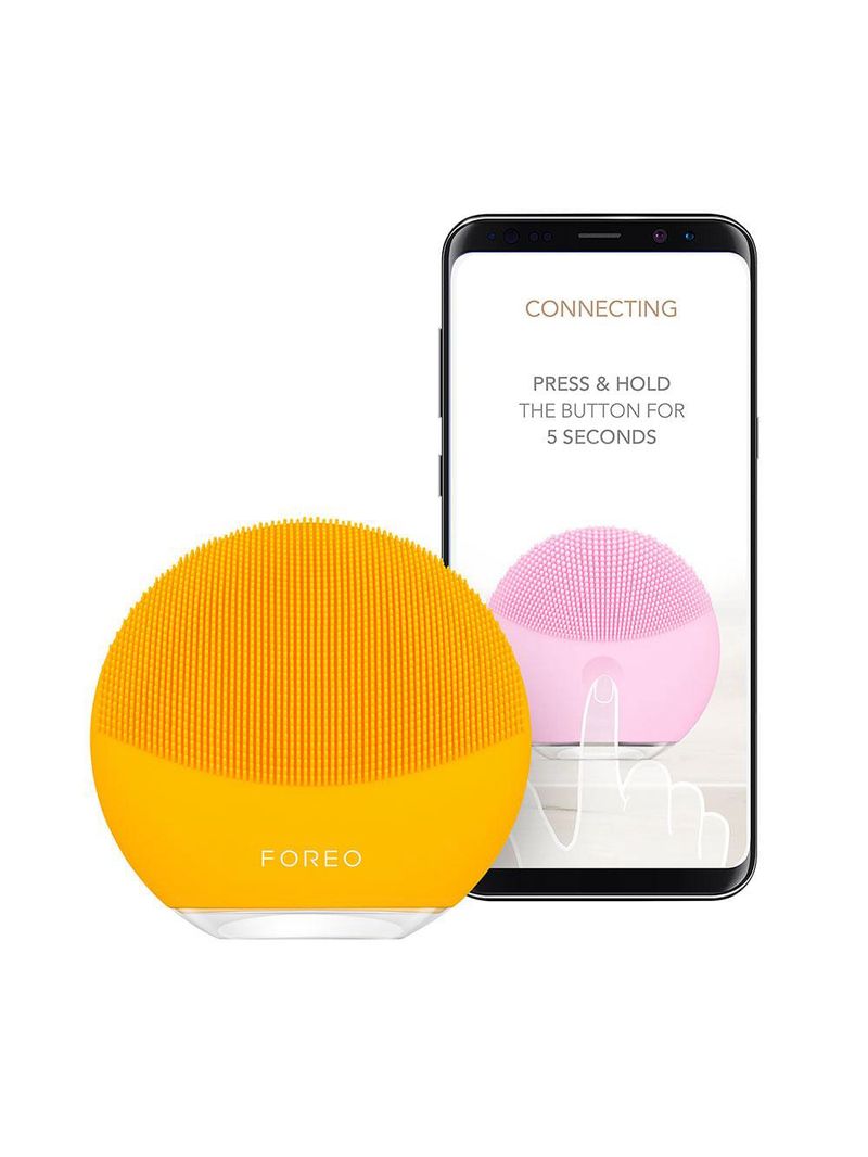 Escova de limpeza facial foreo luna mini 3 sunflower yellow
