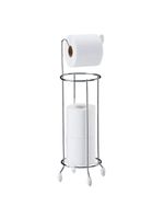 Suporte de chão para papel higiênico utimil em aço cromado - 51 cm