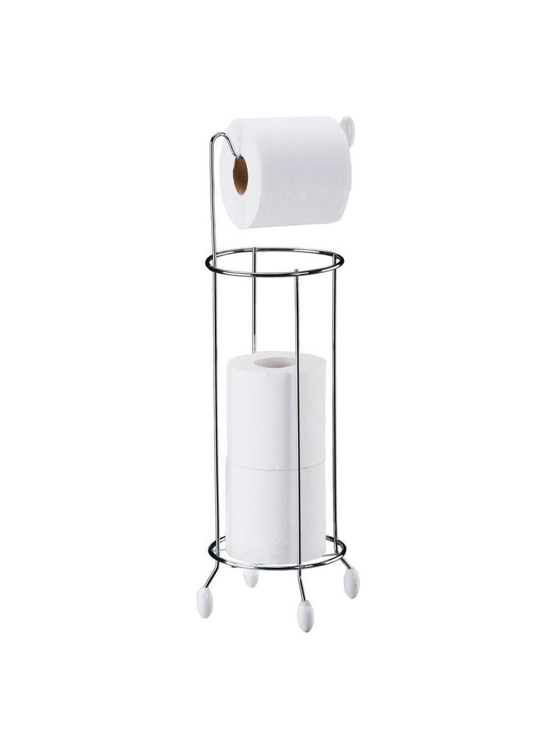 Suporte de chão para papel higiênico utimil em aço cromado - 51 cm