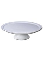 Prato para bolo com pé germer complementos tradicional g em porcelana – 32 cm