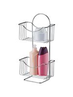 Porta utensílios de bancada para banheiro utimil cr 450 em aço cromado