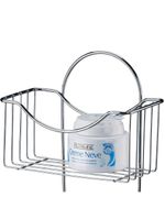 Porta utensílios de bancada para banheiro utimil cr 450 em aço cromado