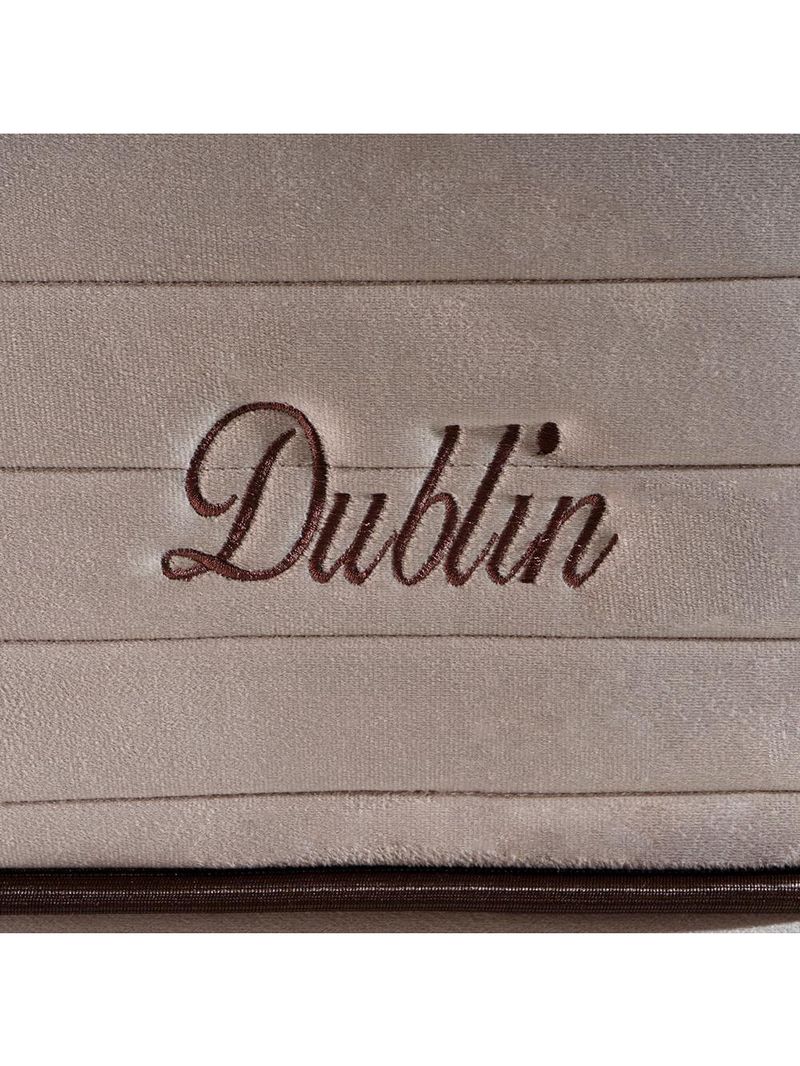 Colchão de casal hellen dublin com molas ensacadas e espuma d33 28x138x188cm - bege
