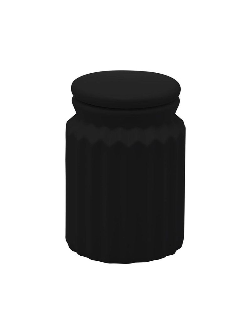 Conjunto banheiro 2 peças lyor stripes cerâmica design moderno preto