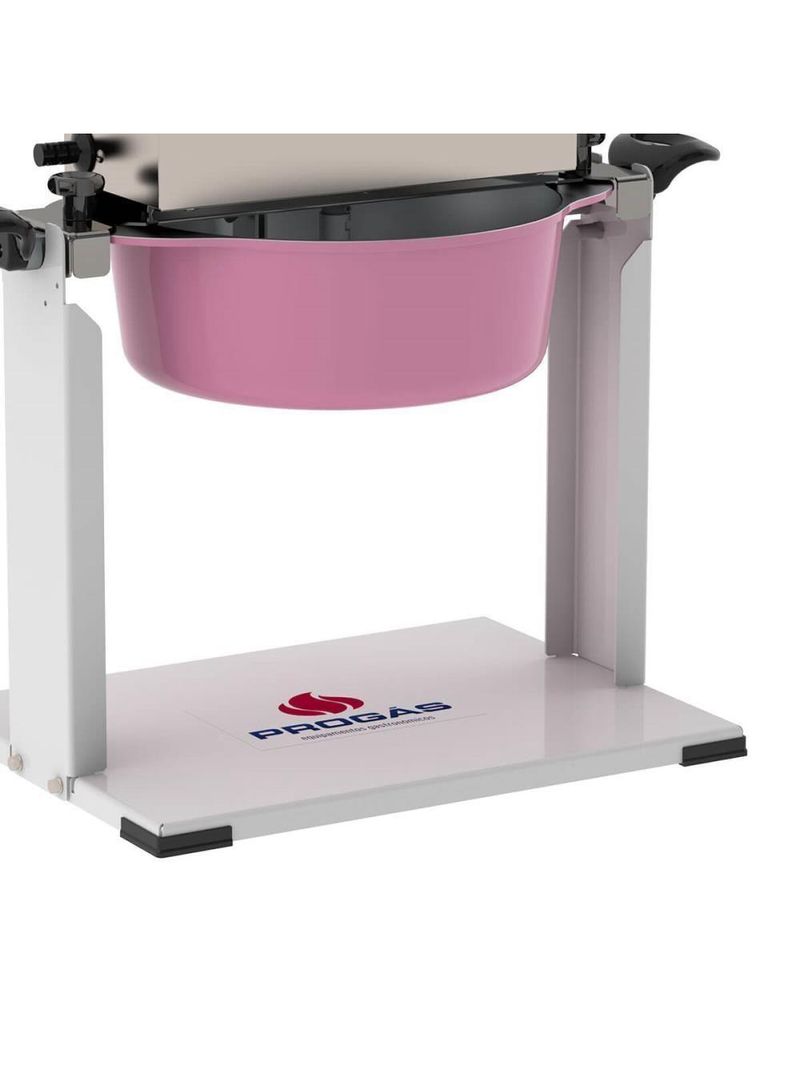 Kit Misturador Mogmix Progás Prmog-05 Plus Rosa Panela 5 Litros Bivolt E Suporte Para Girar Giramog