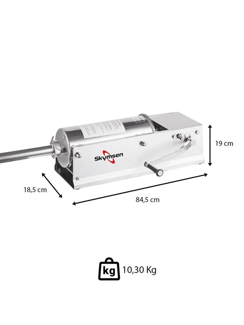 Ensacadeira Manual De Skymsen El7 Horizontal Inox 7 Litros 707139