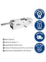 Ensacadeira Manual De Skymsen El7 Horizontal Inox 7 Litros 707139