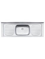 Pia de Apoio Tramontina Filo 56 em Aço Inox 160 x 55 cm Standard