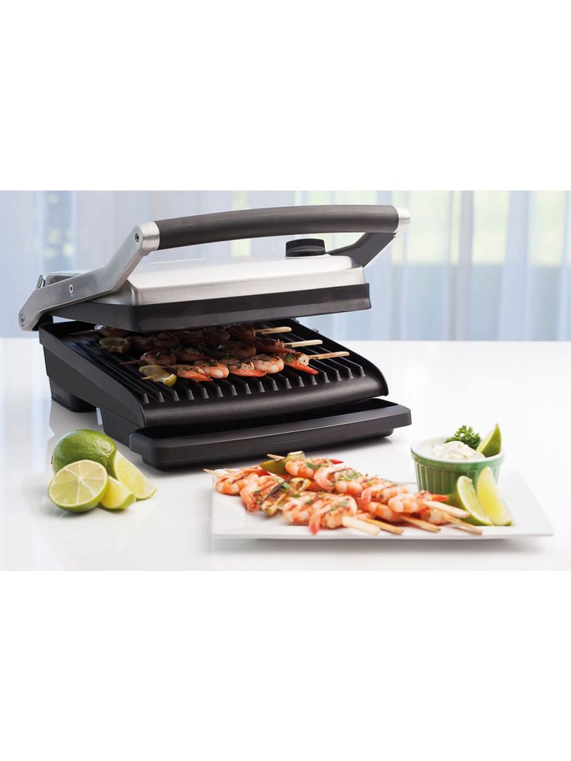 Grill Elétrico Tramontina by Breville Adjusta em Aço Inox com Bandeja Removível 127 V