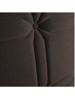 Cabeceira para cama de casal hellen zeus com revestimento platinum - 140cm de largura