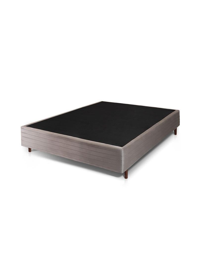 Base box para colchão casal hellen dublin 26x138x188 - bege