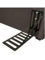 Cabeceira para cama de casal hellen zeus com revestimento platinum - 140cm de largura