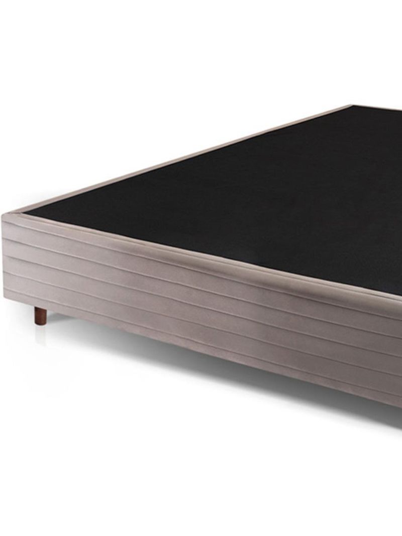 Base box para colchão casal hellen dublin 26x138x188 - bege