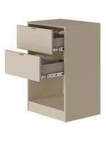 Mesa de cabeceira bartira diplomata com 2 gavetas