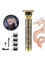 Barbeador Dragão Dourado - Aparador Usb