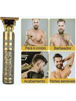 Barbeador Dragão Dourado - Aparador Usb