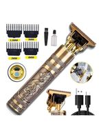 Barbeador Dragão Dourado - Aparador Usb