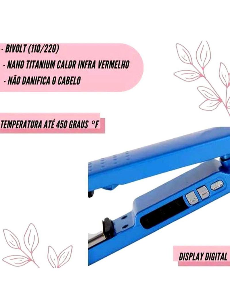 Chapinha Prancha Salão íon Titanium Bivolt
