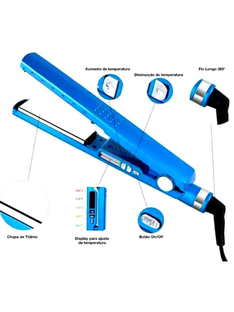 Chapinha Prancha Salão íon Titanium Bivolt