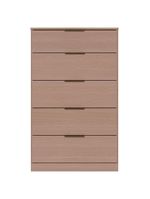 Cômoda bartira versatti 5 gavetas - 66,8cm de largura