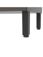 Cozinha completa bartira joy com 11 portas, 2 gavetas, 5 prateleiras e nicho para micro-ondas - 244,5cm de largura