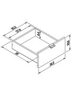 Cozinha completa bartira joy com 11 portas, 2 gavetas, 5 prateleiras e nicho para micro-ondas - 244,5cm de largura