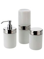 Conjunto para banheiro forma acquaset branco - 3 peças