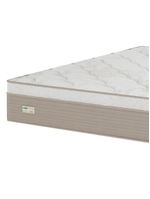 Colchão queen size umaflex milão com euro pillow e molas ensacadas 30x158x198 – bege/branco
