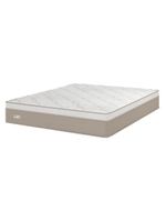 Colchão queen size umaflex milão com euro pillow e molas ensacadas 30x158x198 – bege/branco