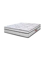Colchão king cama inbox moderne ortopédico com camada especial de espuma d45 25x193x203cm - branco/grafite