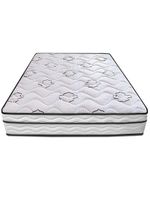 Colchão king cama inbox moderne ortopédico com camada especial de espuma d45 25x193x203cm - branco/grafite