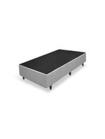 Base box para colchão de solteiro mga itaflex universal 25x88x188cm - cinza